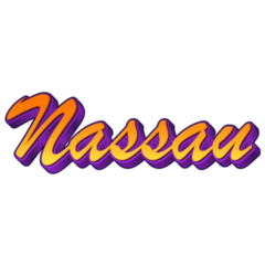 Nassau Bahamas Gradient Sticker