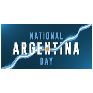 National Argentina Day Celebration Sticker