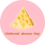 National Cheese Day Keto Slice Sticker