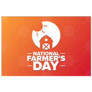National Farmers Day Gradient Sticker