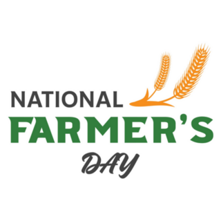 National Farmers Day Text Sticker