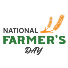 National Farmers Day Text Sticker