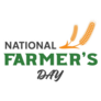 National Farmers Day Text Sticker