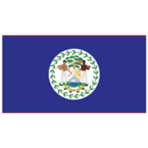 National Flag Of Belize Sticker