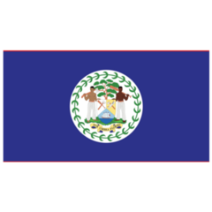 National Flag Of Belize Sticker