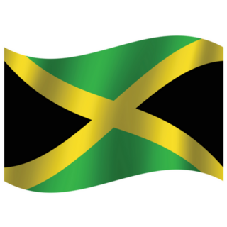 National Flag Of Jamaica Sticker