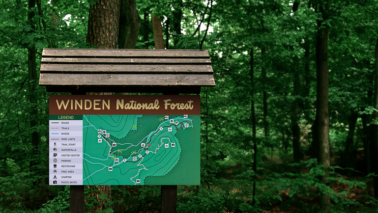 National Forest Aluminum Sign