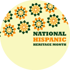 National Hispanic Heritage Month Beautiful Illustration Sticker