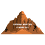 National Mountain Climbing Day Mountain Sticker