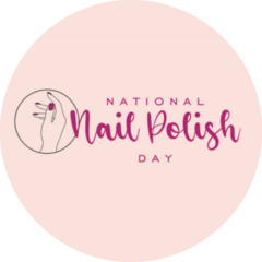 National Nail Polish Day Banner Sticker