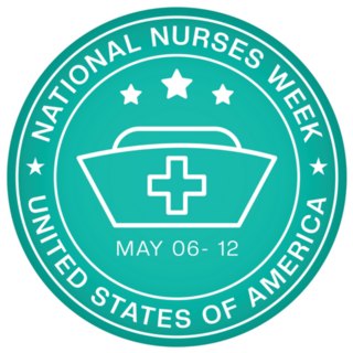 National Nurses Week Badge Sticker