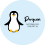 National Penguin Day January 20 Illustration Sticker