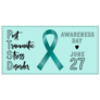 National Ptsd Awareness Day Card Sticker