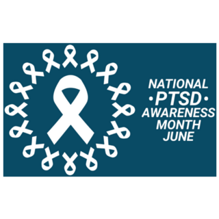 National Ptsd Awareness Month June Blue Sticker