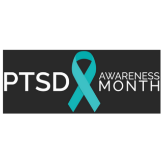 National Ptsd Awareness Month Observed Each Year In June Black Sticker