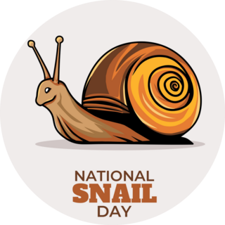 National Snail Day Sticker