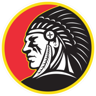 Native American Chief Circle Sticker