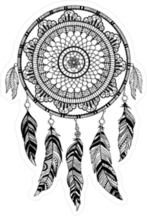 Native American Dream Catcher Sticker