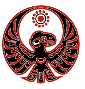 Native American Eagle and Sun Sticker