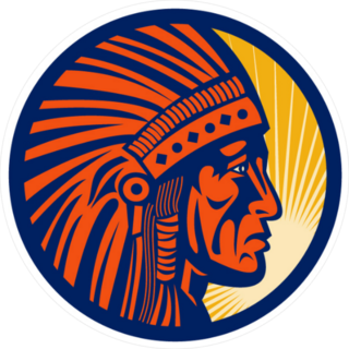 Native American Indian Chief Warrior Sun Sticker