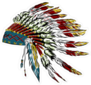 Native American Indian Headdress Sticker