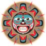 Native American Sun Sticker