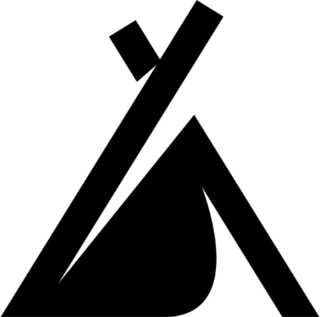 Native American Tent Sticker