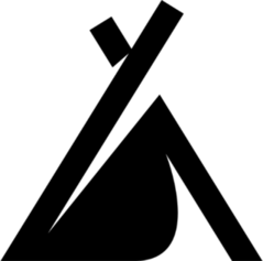 Native American Tent Sticker