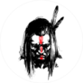Native American Warrior Sticker
