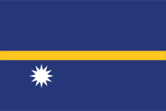 Nauru Flag Sticker