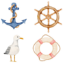 Nautical Sticker Sheet