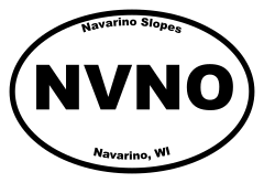 Navarino Slopes Oval Sticker