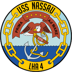 Navy Amphibious Assault Ship Lha 4 Uss Nassau Sticker