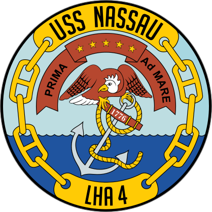 Navy Amphibious Assault Ship Lha 4 Uss Nassau Sticker