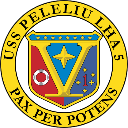 Navy Amphibious Assault Ship Lha 5 Uss Peleliu Sticker