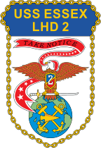 Navy Amphibious Assault Ship Lhd 2 Uss Essex Sticker