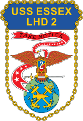 Navy Amphibious Assault Ship Lhd 2 Uss Essex Sticker