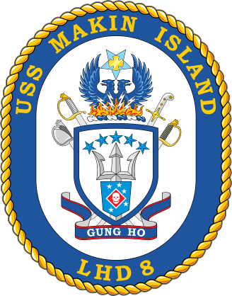 Navy Amphibious Assault Ship Lhd 8 Uss Makin Island Sticker