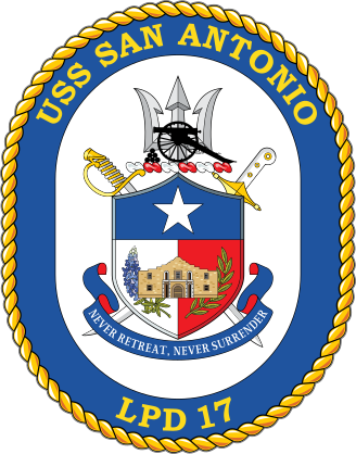 Navy Amphibious Transport Dock Lpd 17 Uss San Antonio Sticker