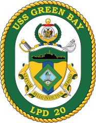 Navy Amphibious Transport Dock Lpd 20 Uss Green Bay Sticker