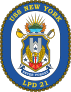 Navy Amphibious Transport Dock Lpd 21 Uss New York Sticker