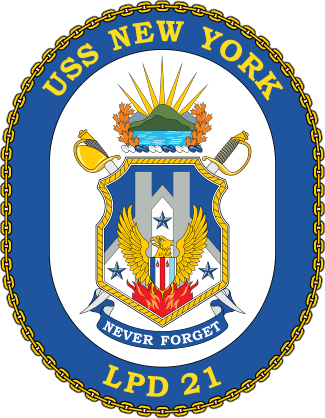 Navy Amphibious Transport Dock Lpd 21 Uss New York Sticker