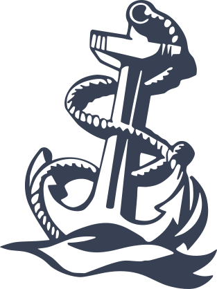 Navy Anchor Sticker