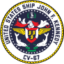 Navy Carrier Ship Cv 67 USS John F. Kennedy Sticker