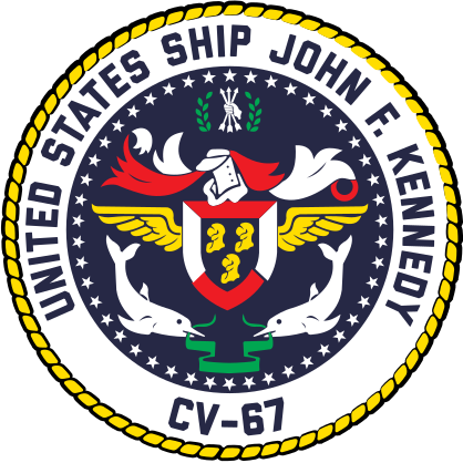 Navy Carrier Ship Cv 67 USS John F. Kennedy Sticker