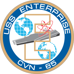 Navy Carrier Ship Cvn 65 Uss Enterprise Sticker