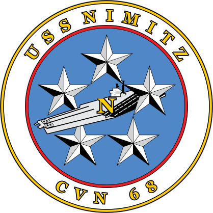Navy Carrier Ship Cvn 68 Uss Nimitz Sticker