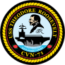 Navy Carrier Ship Cvn 71 Uss Theodore Roosevelt Sticker