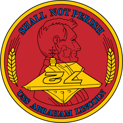 Navy Carrier Ship Cvn 72 Uss Abraham Lincoln Sticker