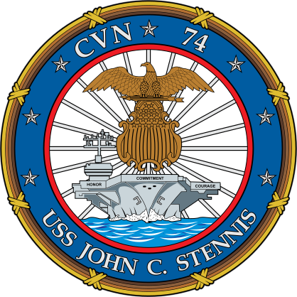 Navy Carrier Ship Cvn 74 Uss John C. Stennis Sticker